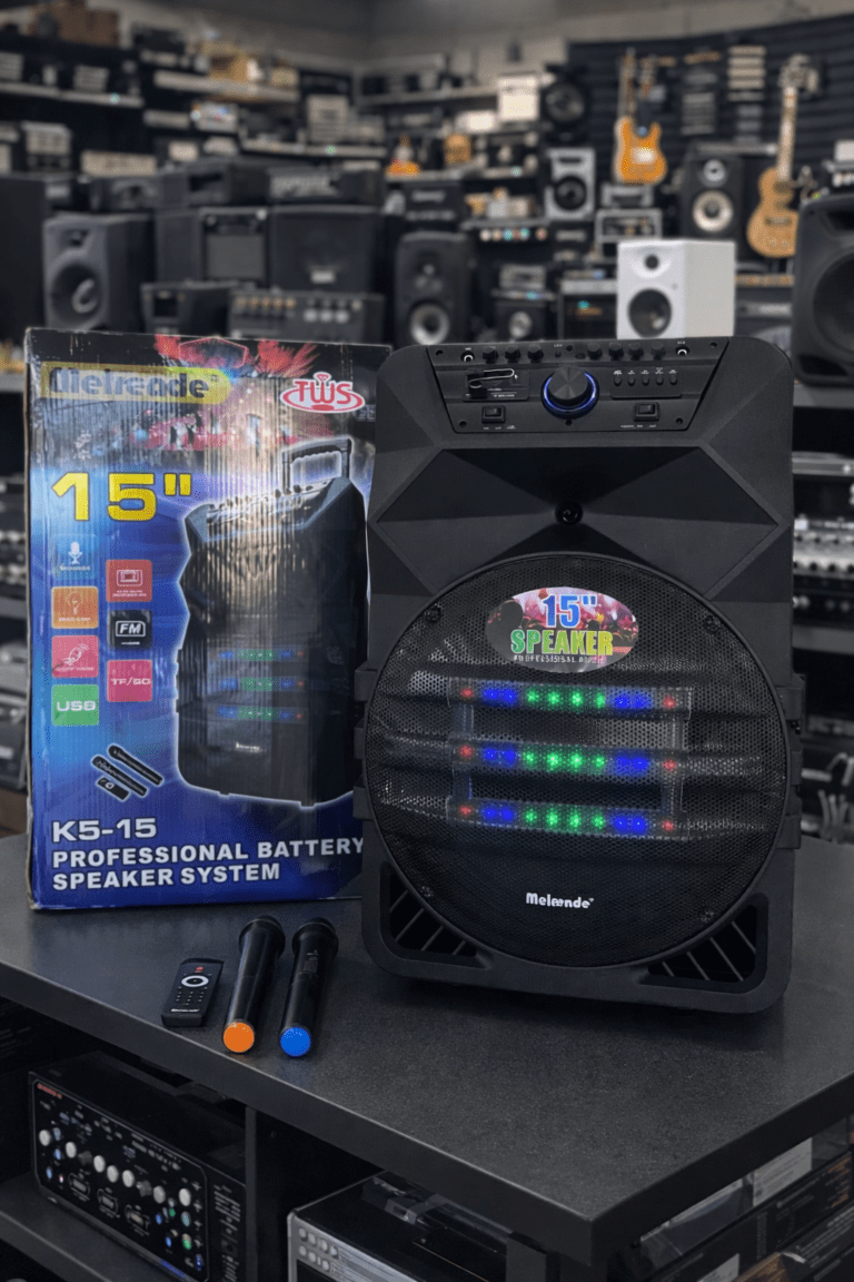 BLUETOOTH ZVUCNIK MEIRENDE K5-15 + 2 BEZICNA MIKROFONA karaoke