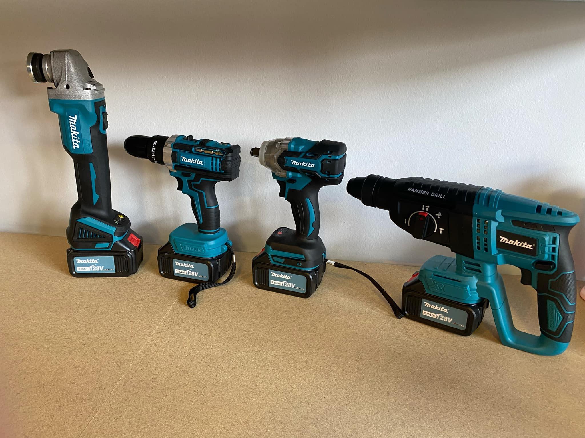 MAKITA AKU SET 4u1 Bušilica-Brusilica-Hilti-Odvijač