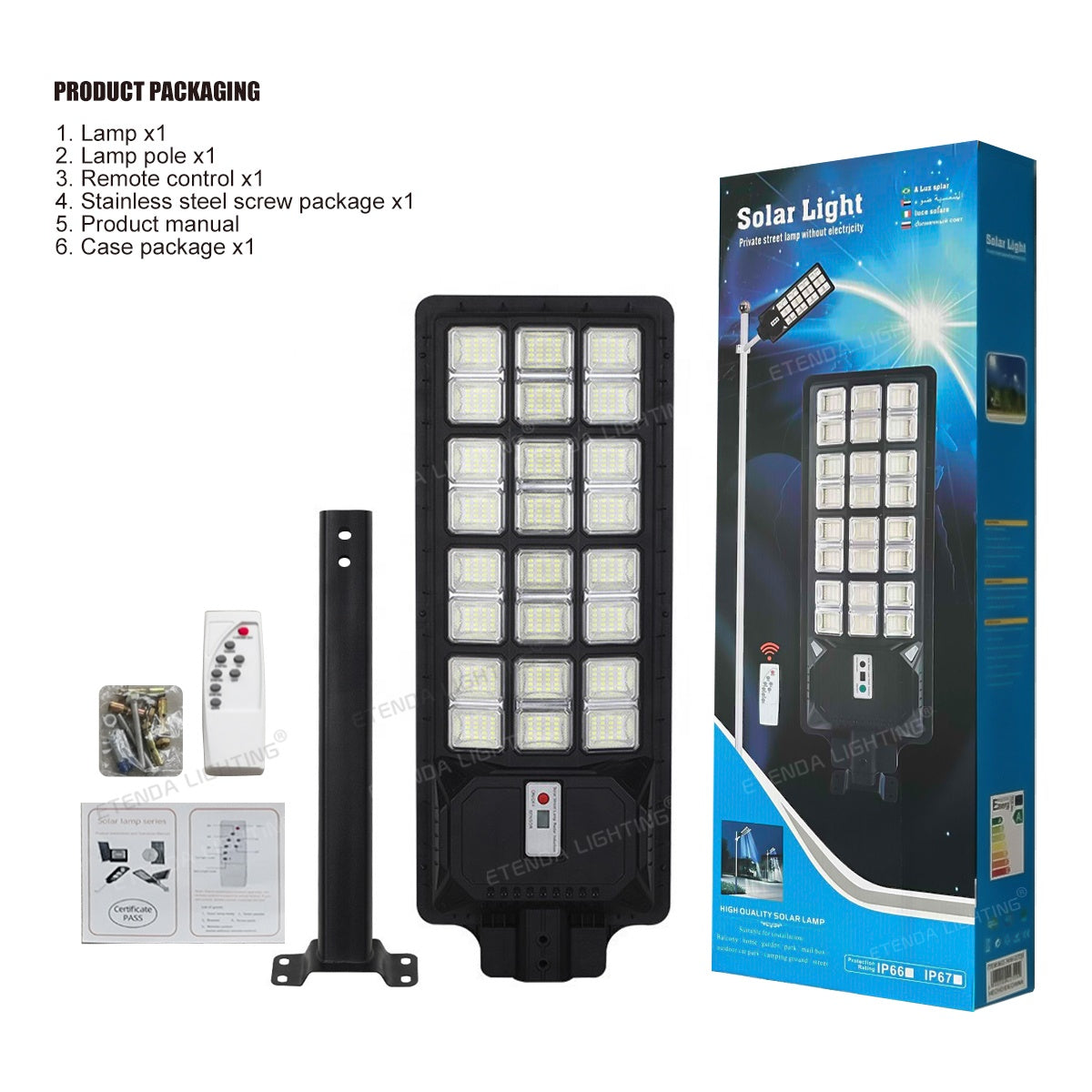 Solarni reflektor 800w sa nosačem