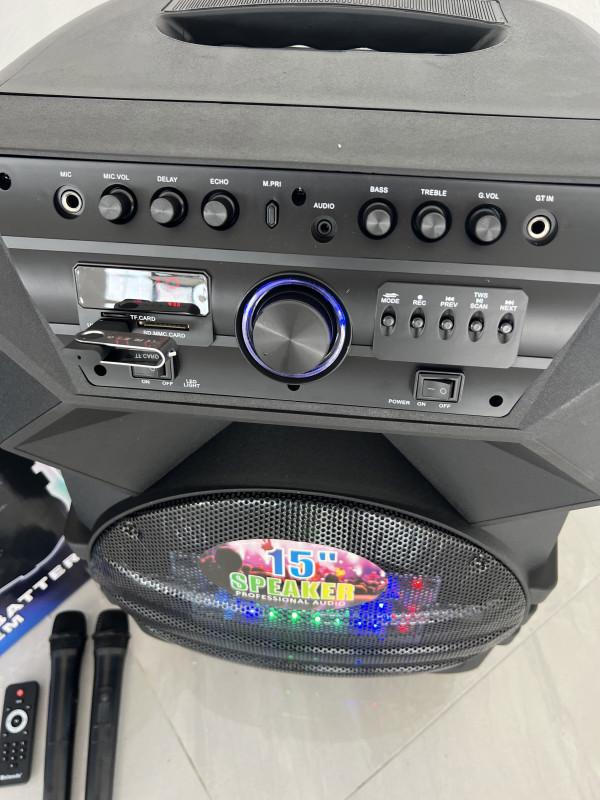 BLUETOOTH ZVUCNIK MEIRENDE K5-15 + 2 BEZICNA MIKROFONA karaoke