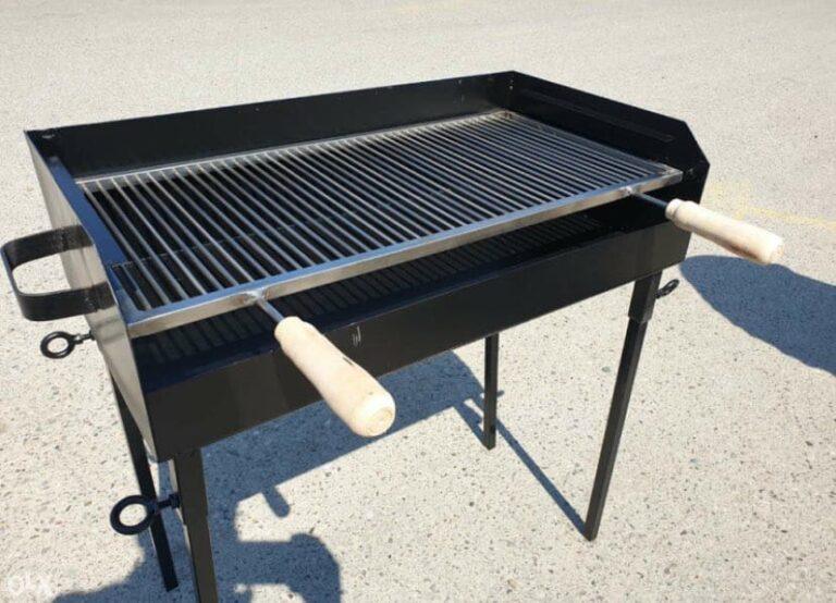 Roštilj sa inox rešetkom 62x33x60