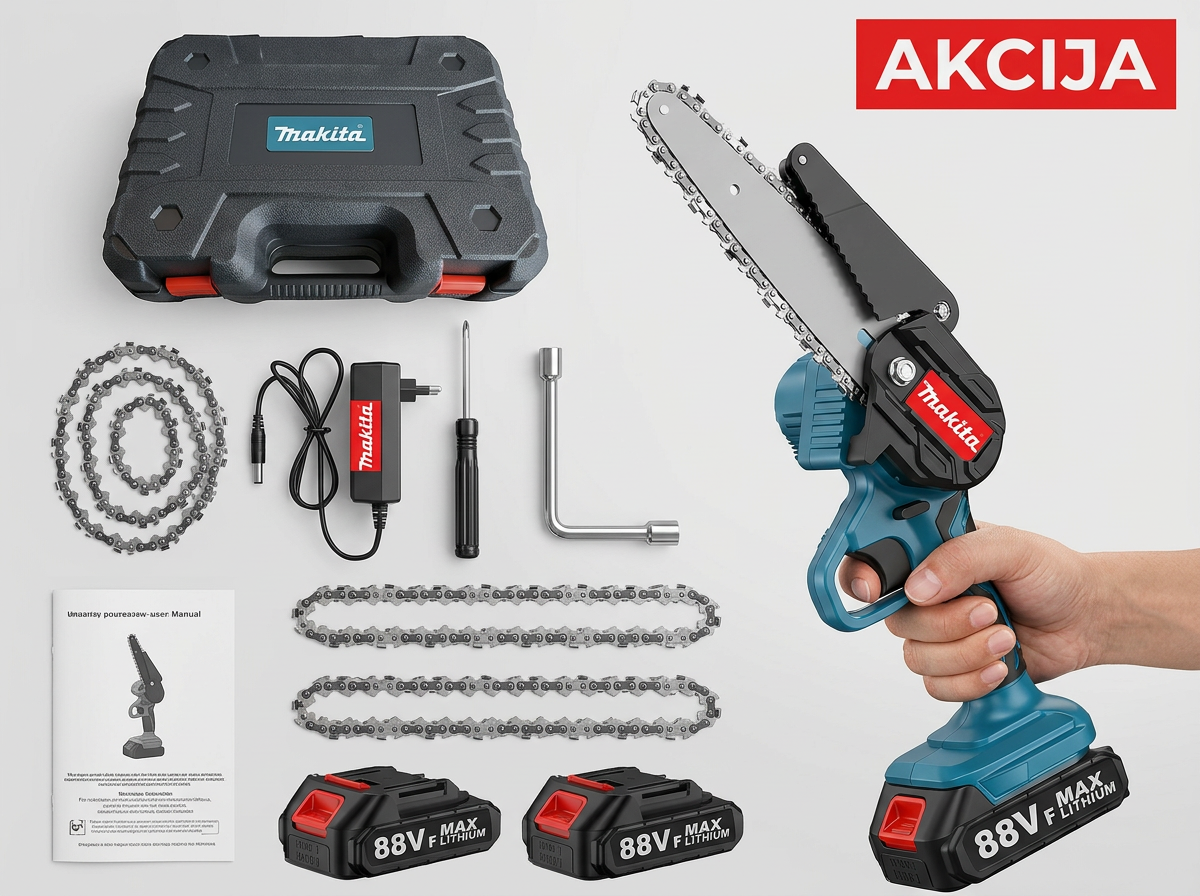 Aku pila Motorna Makita 6” 2 Lanca