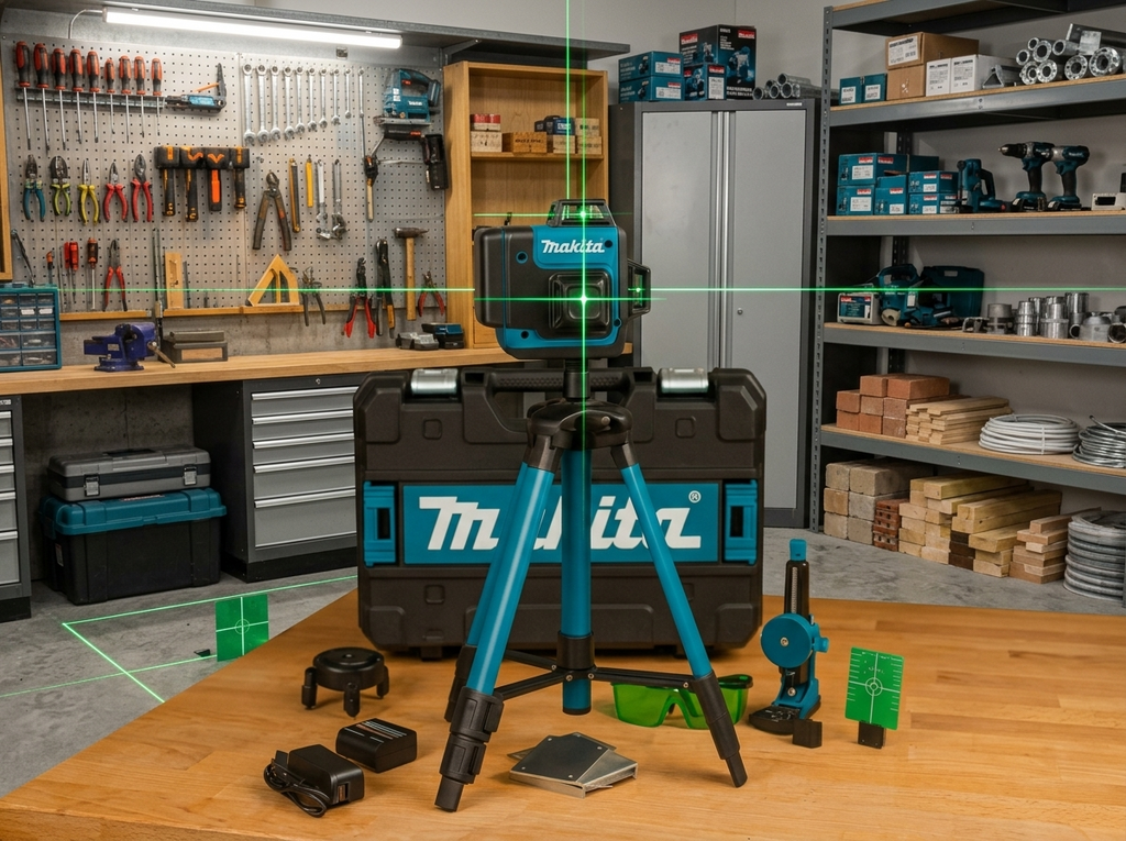 Makita Laser sa Tronošcem – 4D Nivelir 16 linija